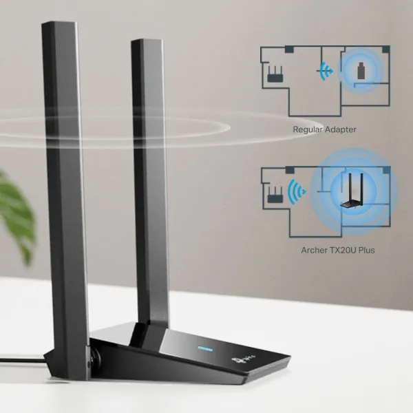 LAN MK TP-Link Archer TX20U PLUS AX1800 WiFi/dual band/USB Slika 3
