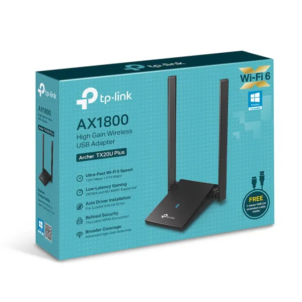 LAN MK TP-Link Archer TX20U PLUS AX1800 WiFi/dual band/USB Slika 2