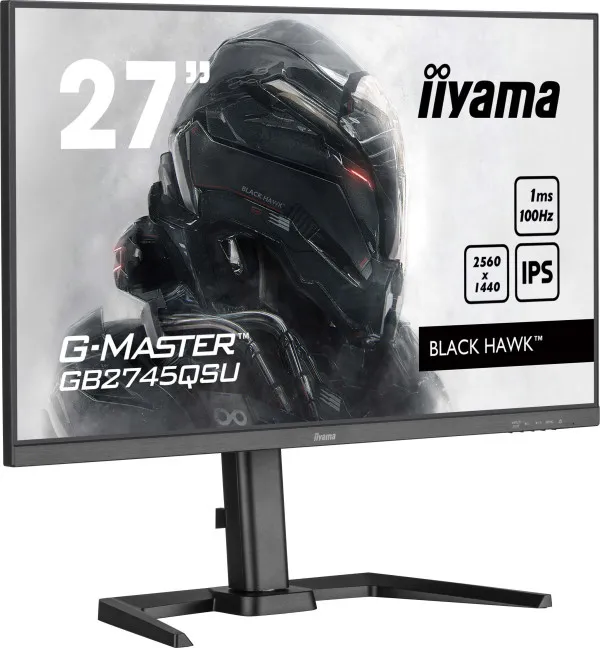 iiyama Monitor 27" Iiyama G-Master GB2745QSU-B2 IPS 2560x1440/100Hz/1ms/HDMI/DP/USB/zvu Slika 8
