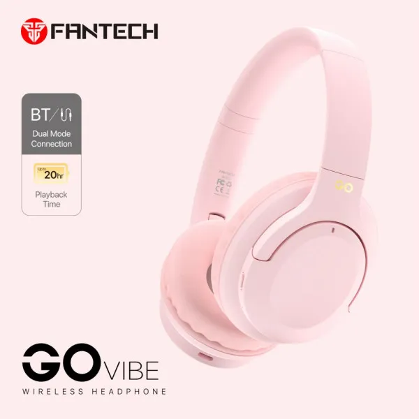 Bluetooth slušalice Fantech GO Vibe WH05 pink Slika 1