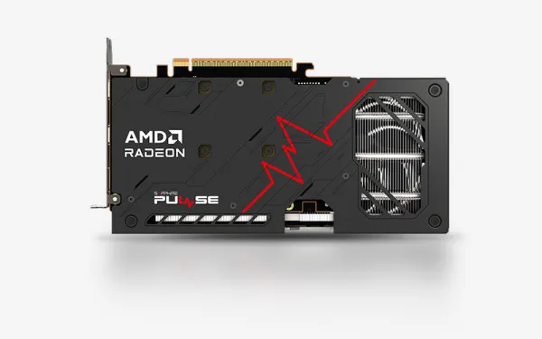 SVGA Sapphire Radeon RX 9060 XT PULSE OC 8GB/128 bit GDDR6 , 11350-04-20G Slika 2