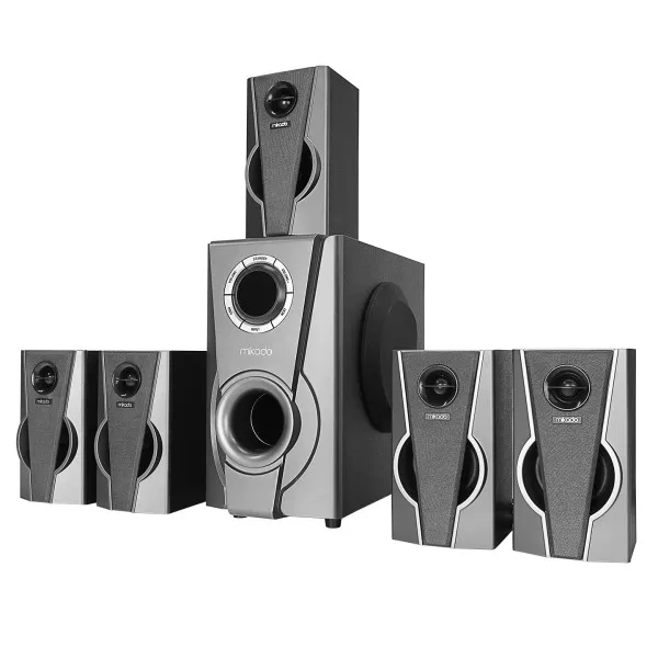 Zvučnici 5+1 Mikado MD-672BT 120W FM, SD, USB, Bluetooth crni Slika 1