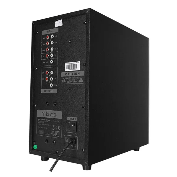 Zvučnici 5+1 Mikado MD-672BT 120W FM, SD, USB, Bluetooth crni Slika 2
