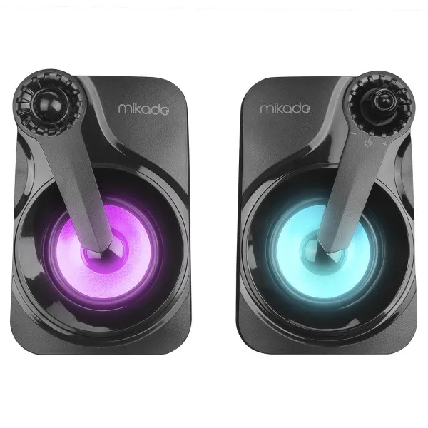 Zvučnici 2.0 Mikado MD-X27 3Wx2 USB Slika 3