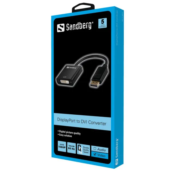 Adapter Sandberg 508-45 DisplayPort na DVI Slika 2