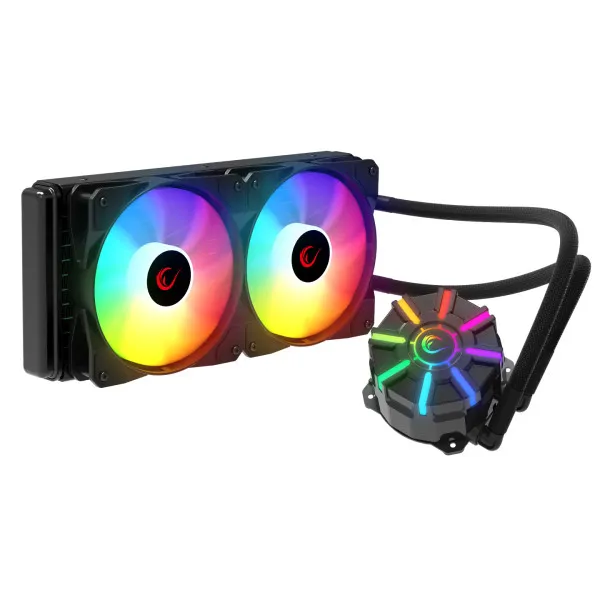 CPU Hladnjak Rampage Helios C2 Rainbow 240mm Slika 1