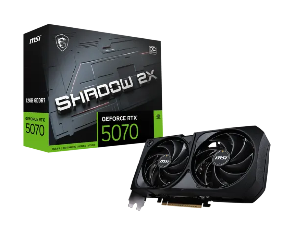SVGA MSI RTX 5070 Shadow 2X OC 12GB GDDR7, V532-005R Slika 1