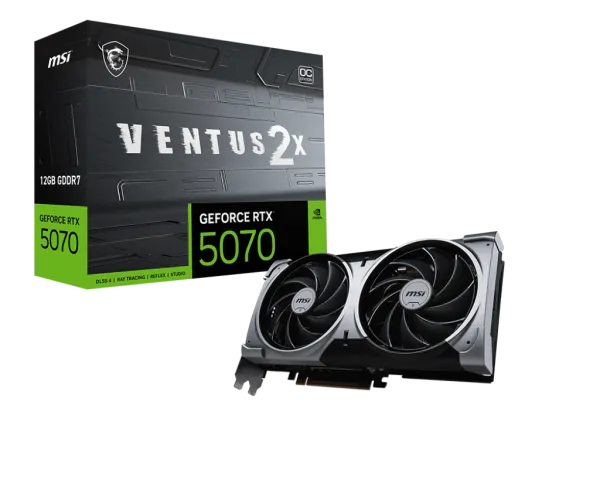 SVGA MSI RTX5070 Ventus 2X OC 12GB GDDR7, V532-003R Slika 1