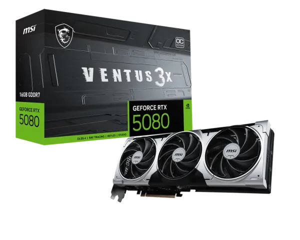 SVGA MSI RTX5080 Ventus 3X Plus OC 16GB GDDR7 Slika 1