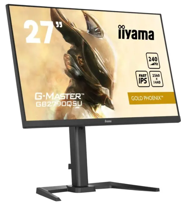 iiyama Monitor 27" Iiyama GB2790QSU-B5 IPS 2560x1440/240Hz/1ms/HDMI/DP/USB/zvučnici Slika 4