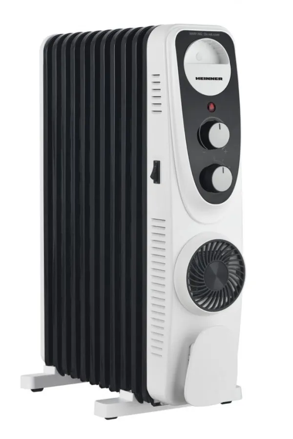Heinner Uljani radijator HEINNER HOH-MVT11WH-BK 11rebara/2300W+ventilator 400W Slika 1