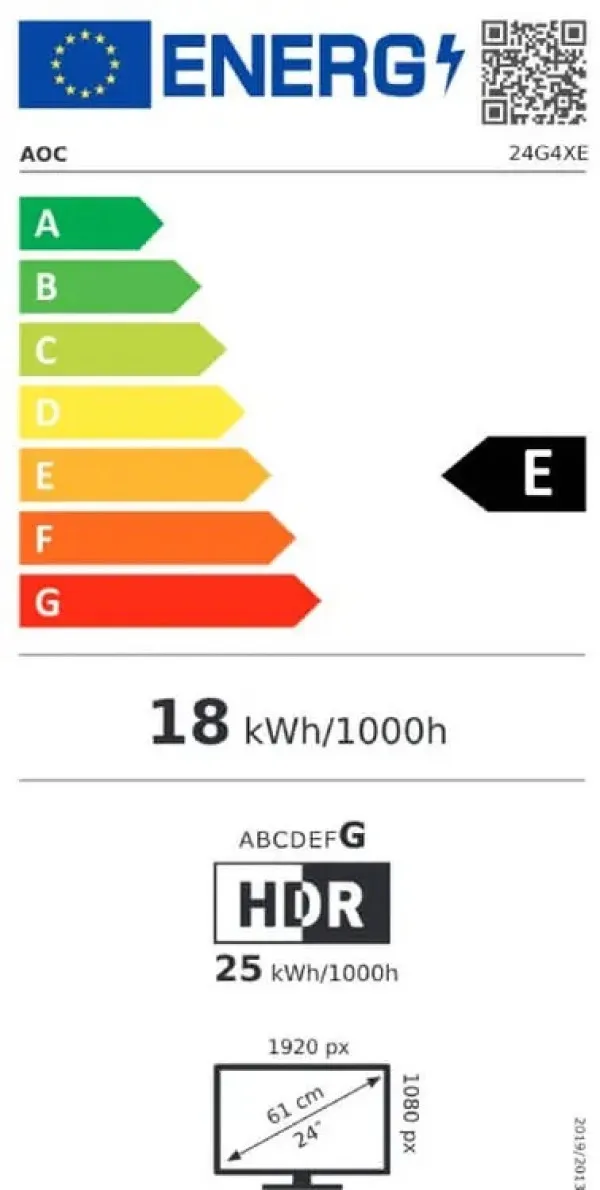 Monitor 23.8" AOC 24G4XE IPS 1920x1080/180Hz/0,5ms/2xHDMI/DP/Tilt/zvučnici/Vesa Slika 5