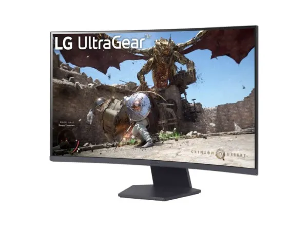 Monitor 31.5" LG 32GS60QC-B VA 2560x1440/180Hz/1ms/2xHDMI/DP/zakrivljeni/Tilt Slika 2