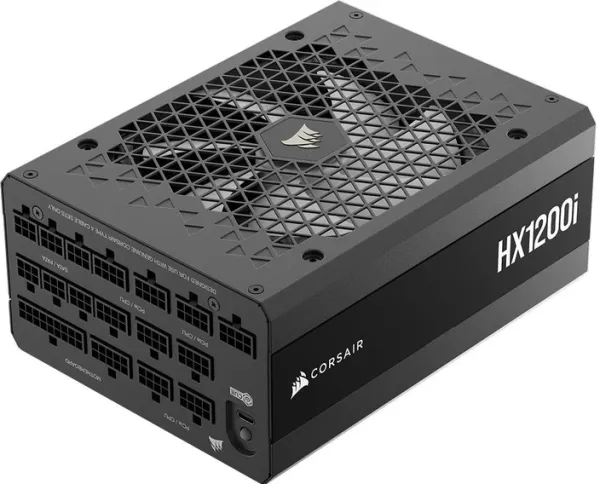 CORSAIR Napajanje 1200W Corsair HX1200i 80+ Platinum Fully Modular Crno, CP-9020307-EU Slika 1