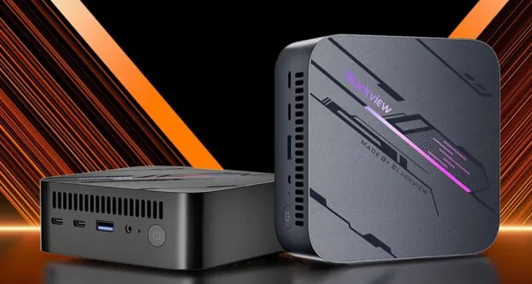 BlackView MP100 AMD R5 7430U/16GB/512GB/1xHDMI+1xDP/RJ45/BT/WiFI/W11P Black Slika 2