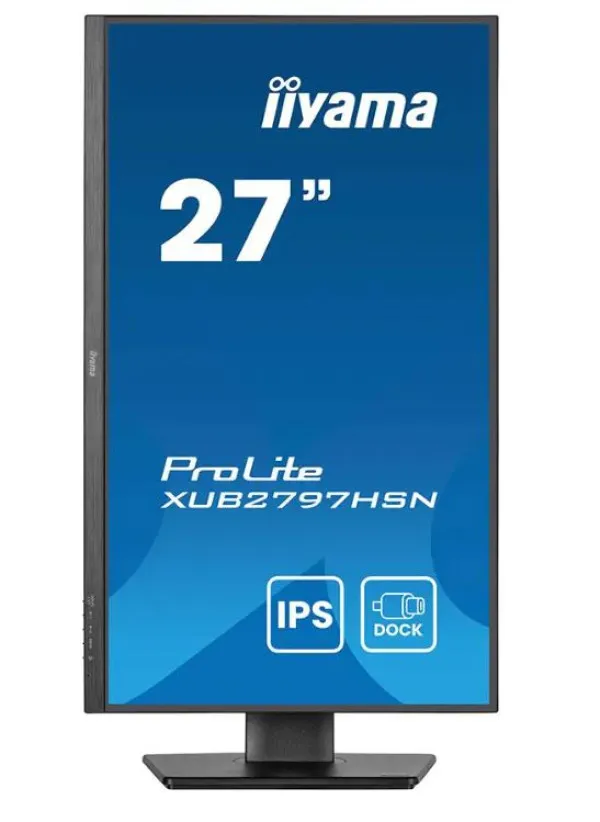 iiyama Monitor 27" Iiyama XUB2797HSN-B2 IPS 1920x1080/100Hz/1ms/HDMI/DP/VGA/audio Slika 2
