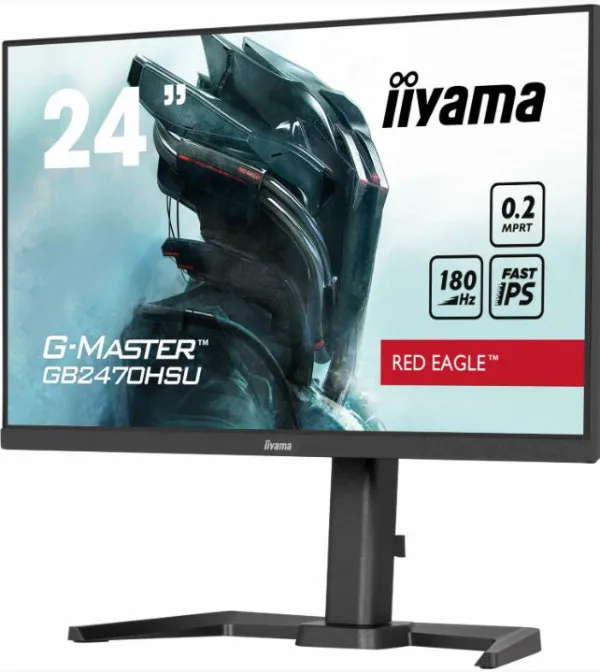iiyama Monitor 23.8" Iiyama GB2470HSU-B6 IPS 1920x1080/180Hz/0.2ms/HDMI/DP/USB/zvučnici Slika 3