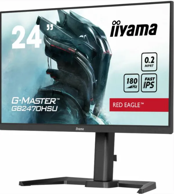 iiyama Monitor 23.8" Iiyama GB2470HSU-B6 IPS 1920x1080/180Hz/0.2ms/HDMI/DP/USB/zvučnici Slika 4