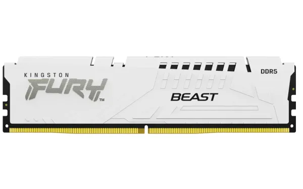 RAM DIMM DDR5 32GB 5200MHz Kingston FURY Beast White KF552C40BWA-32 Slika 1
