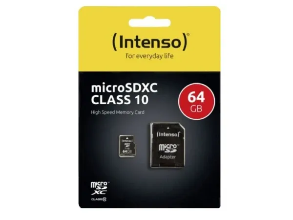 Micro SDXC Intenso 64GB Class10 3413490 + adapter Slika 1