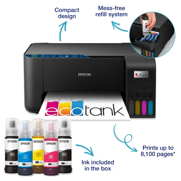 EPSON MFP Color EcoTank Epson L3271 štampač/skener/kopir/WiFi 5760x1440 33/15ppm Slika 2