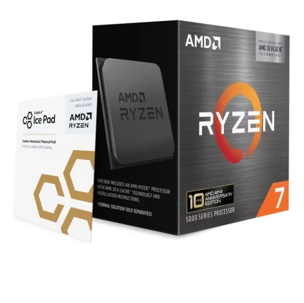 CPU AM4 AMD Ryzen 7 5800X3D, 8C/16T, 10th Anniversary Edition 100-100000651POF Slika 1