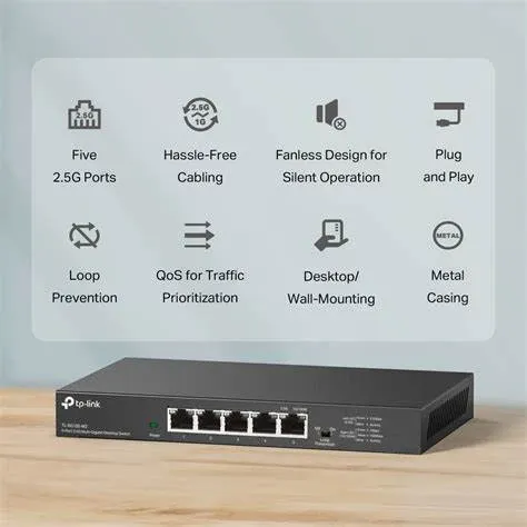 TP-link LAN Switch TP-LINK TL-SG105-M2 10/100/1000 5port Slika 1