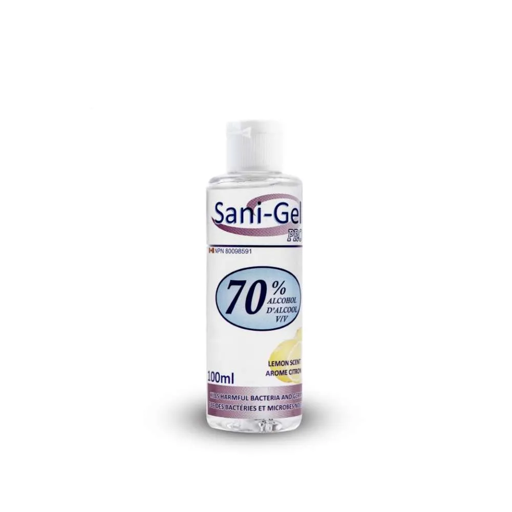 SANI GEL SA 70% ALKOHOLA ZA PRANJE  I NEGU RUKU 100ML Slika 1