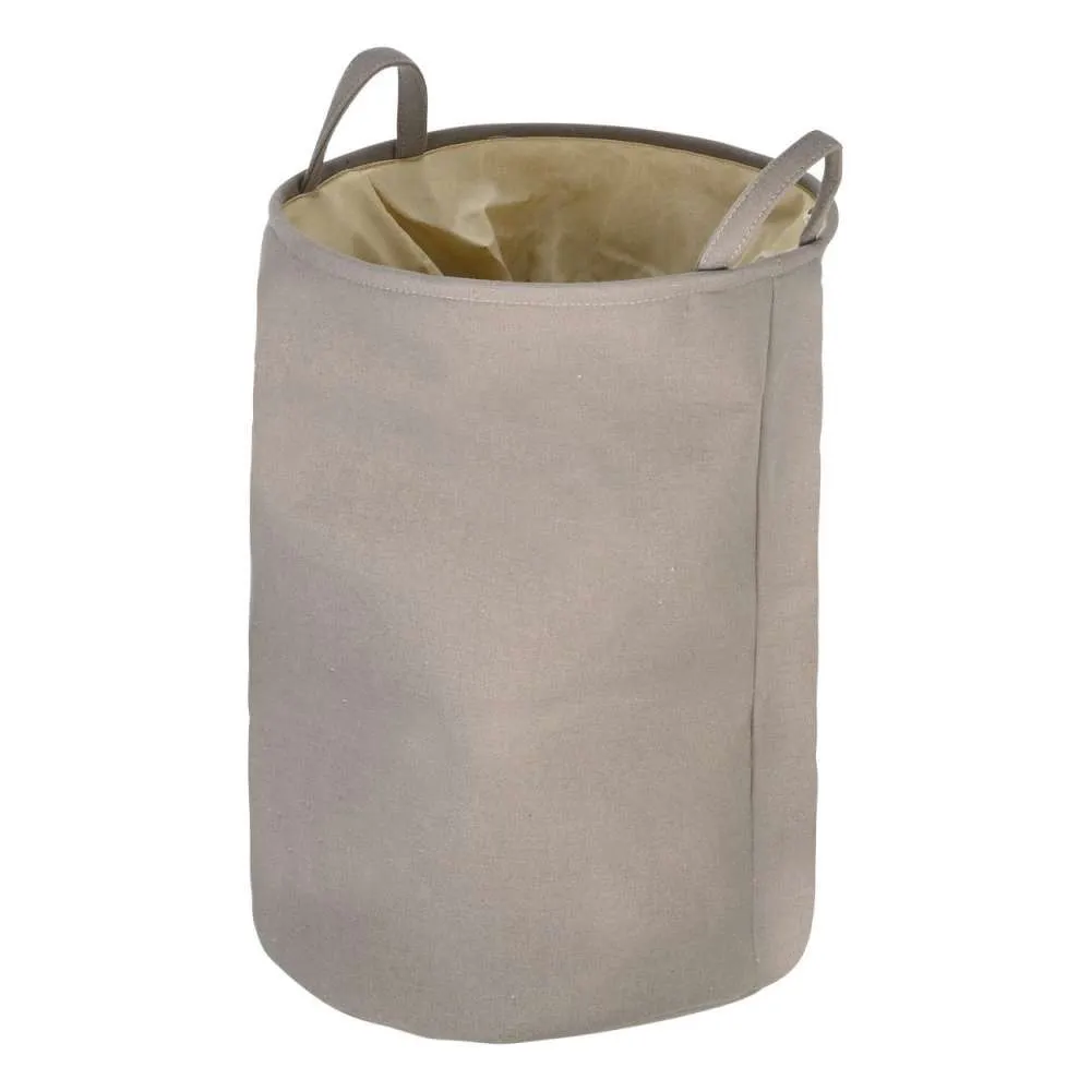 ESTIA ES02-19532 KORPA ZA VEŠ SA RUČKAMA 65L BEŽ 36X36X50CM Slika 1