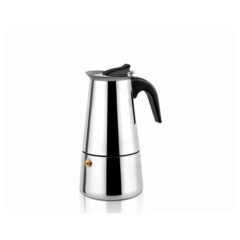 HAEGER CP-06S.001A DŽEZVA ZA ESPRESSO KAFU ČELIK 6 ŠOLJICA 300ML ČELIK - Image 1