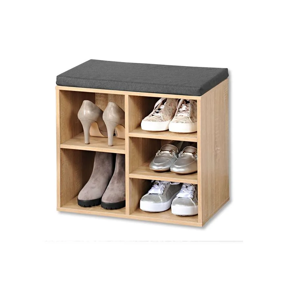 KESPER KSP15925 MINI CIPELARNIK HRAST SA JASTUKOM ZA SEDENJE 51.5 x 48 x 29,5 CM Slika 1