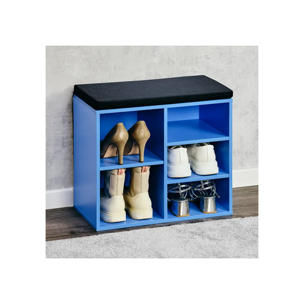 KESPER KSP15960 MINI CIPELARNIK PLAVI SA JASTUKOM ZA SEDENJE 51.5 x 48 x 29,5 CM Slika 1