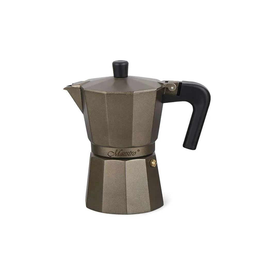 MAESTRO MR1666-3BR DŽEZVA ZA ESPRESSO KAFU 3 ŠOLJICE 150ML BRAON