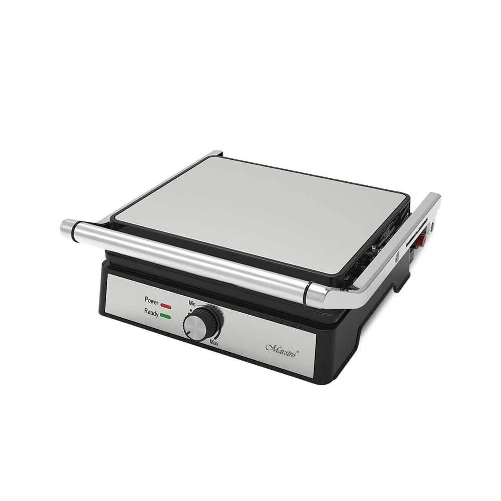 MAESTRO MR719 ELEKRTIČNI ROŠTILJ 29X24CM OTVARANJE 180 STEPENI ALUM. KUĆIŠTE Slika 1