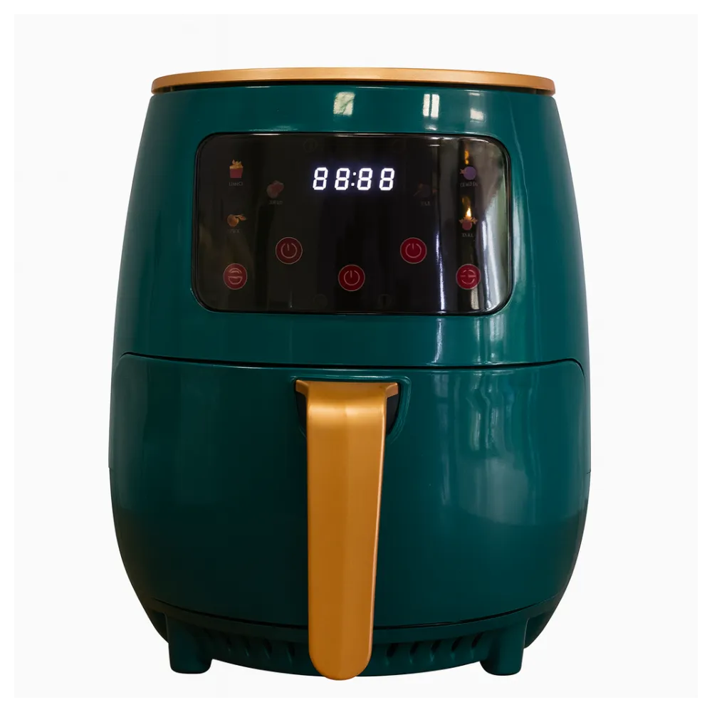 QUANTEK Q1301GR AIR FRYER SA TAJMEROM LCD 6L 1600W ZELENA Slika 1
