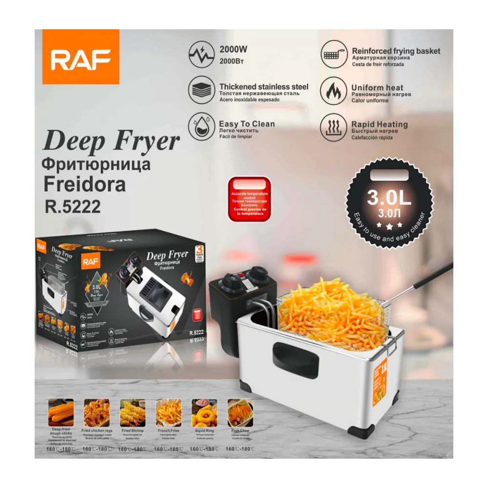 RAF R.5222 FRITEZA 2000W Slika 1