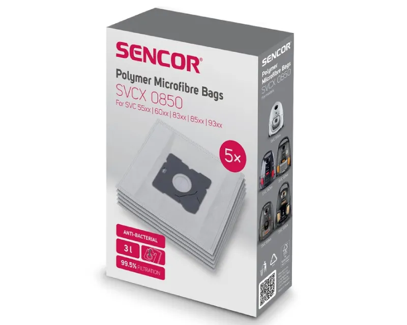 SENCOR SVCX 0850 55/60/83/85/93 (5pcs) Kese za usisivač Slika 2