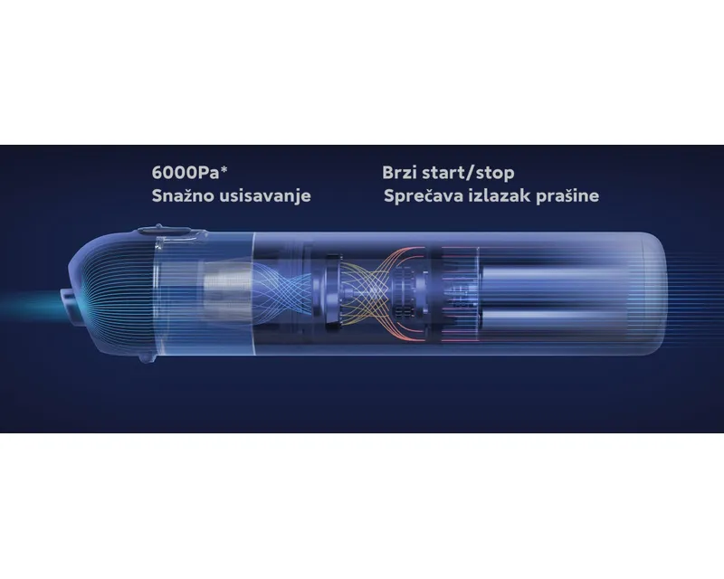 XIAOMI Mini bežični ručni usisivač sa posudom (BHR5156EU) Slika 5