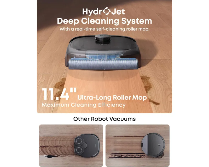 ANKER Eufy Omni E25 HydroJet Robot Usisivač sa bazom crni Slika 4