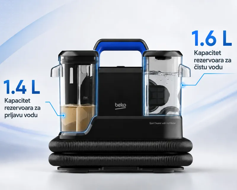 BEKO VSC 1200 B usisivač sa posudom Slika 5