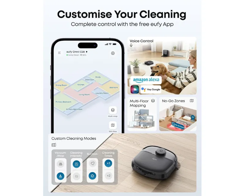 ANKER Eufy Omni C28 Robot Usisivač crni Slika 9