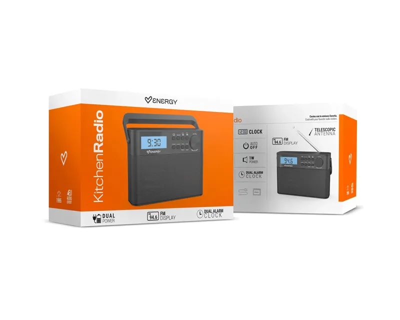 ENERGY SISTEM Kitchen Radio Black - crni (M50093) Slika 6