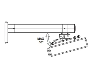 VEGA WMC 70 zidni nosač za Ultra Short Throw projektor - Slika 3