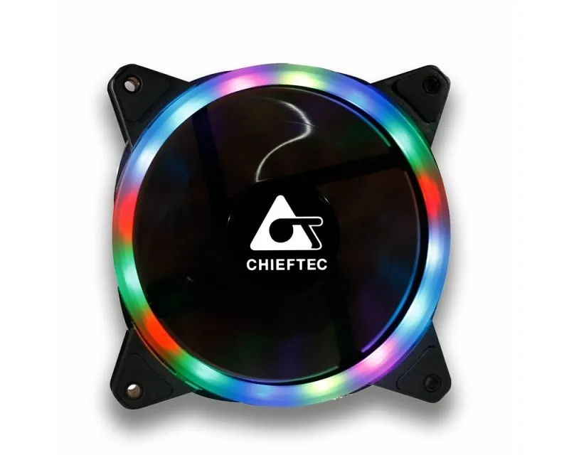 CHIEFTEC Ventilator AF-12RGB 120mm x 120mm x 25mm RGB  Slika 2