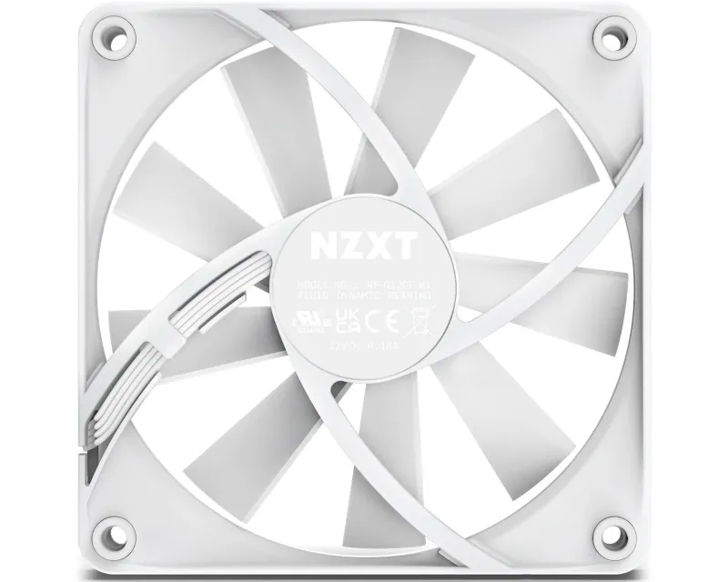 NZXT F120Q 120mm ventilator beli (RF-Q12SF-W1)  Slika 2