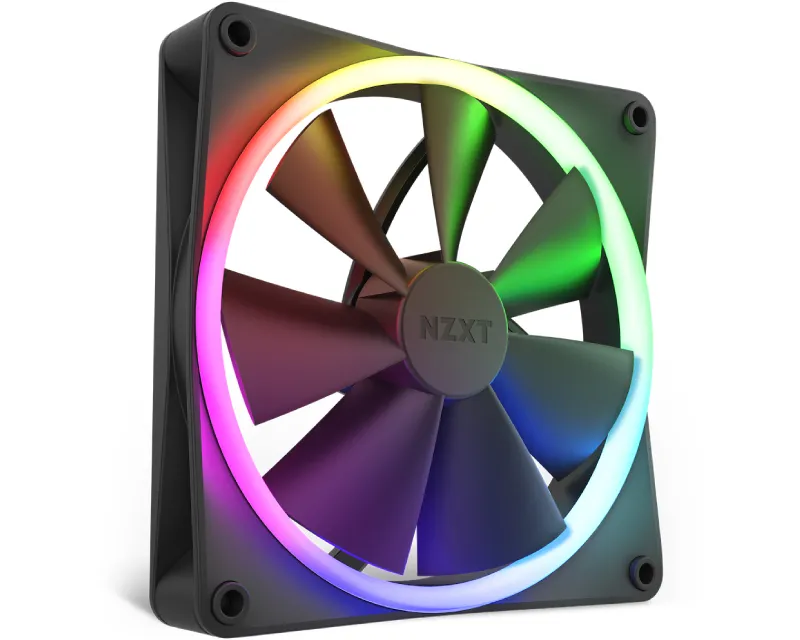 NZXT F140 RGB 140mm ventilator crni (RF-R14SF-B1)  - Image 2