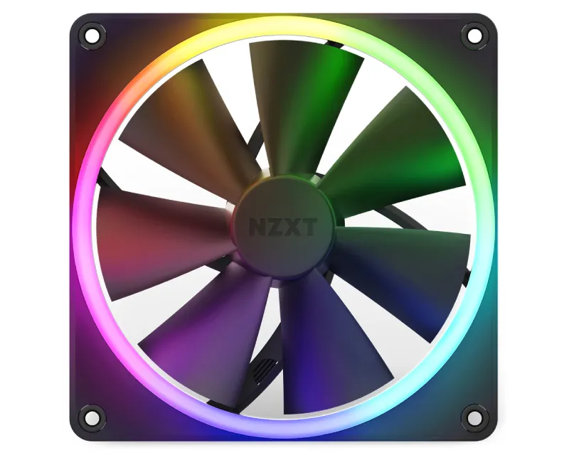 NZXT F140 RGB 140mm ventilator crni (RF-R14SF-B1)  - Image 1