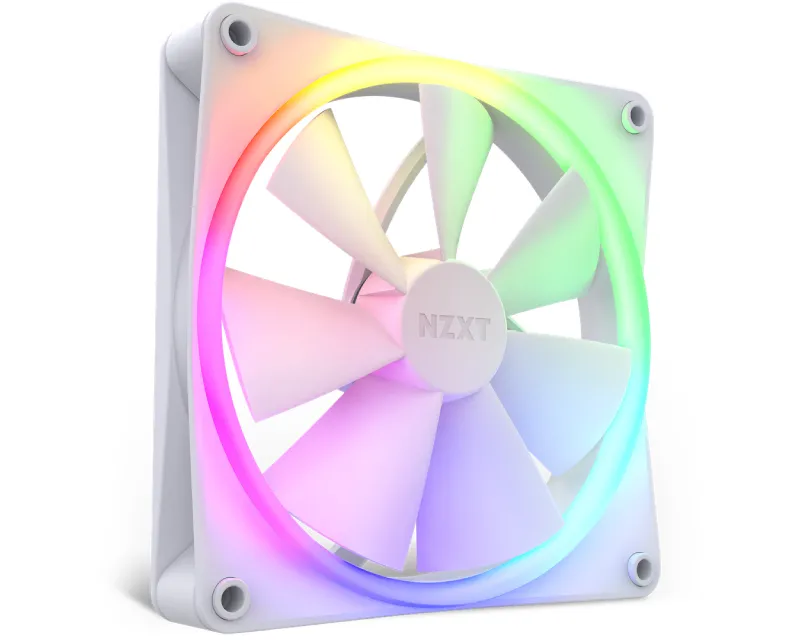 NZXT F140 RGB 140mm ventilator beli (RF-R14SF-W1)  Slika 2