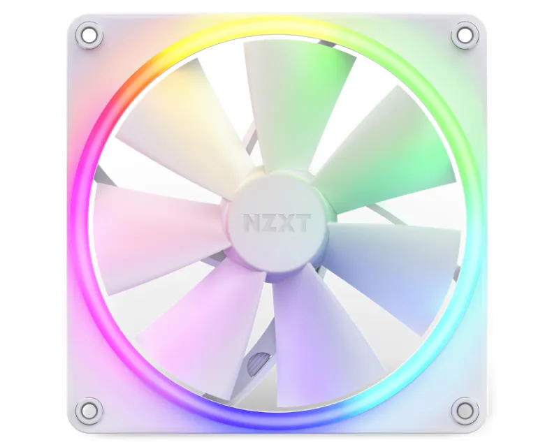 NZXT F140 RGB 140mm ventilator beli (RF-R14SF-W1)  Slika 1