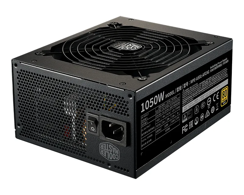 COOLER MASTER MWE Gold V2 1050W napajanje (MPE-A501-AFCAG-3EU) 10Y  Slika 2